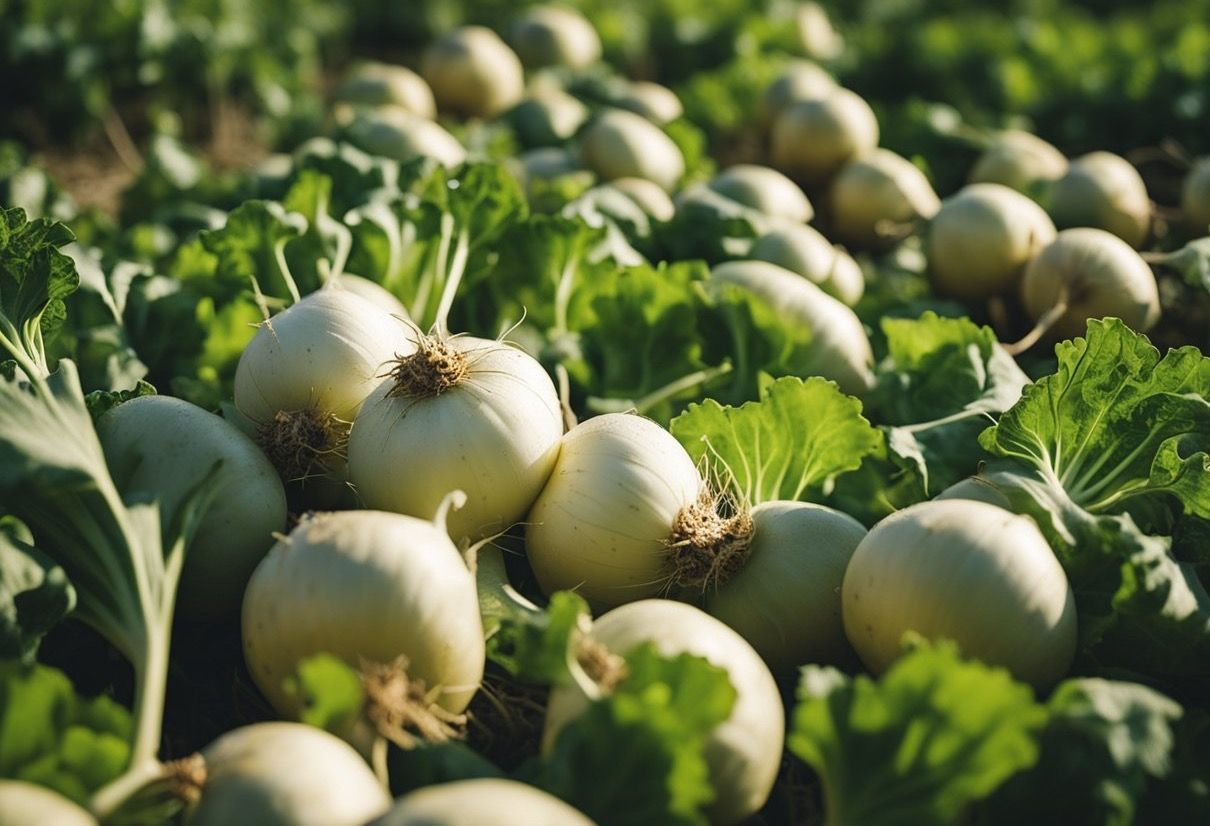 Harvesting and Storing Turnips
